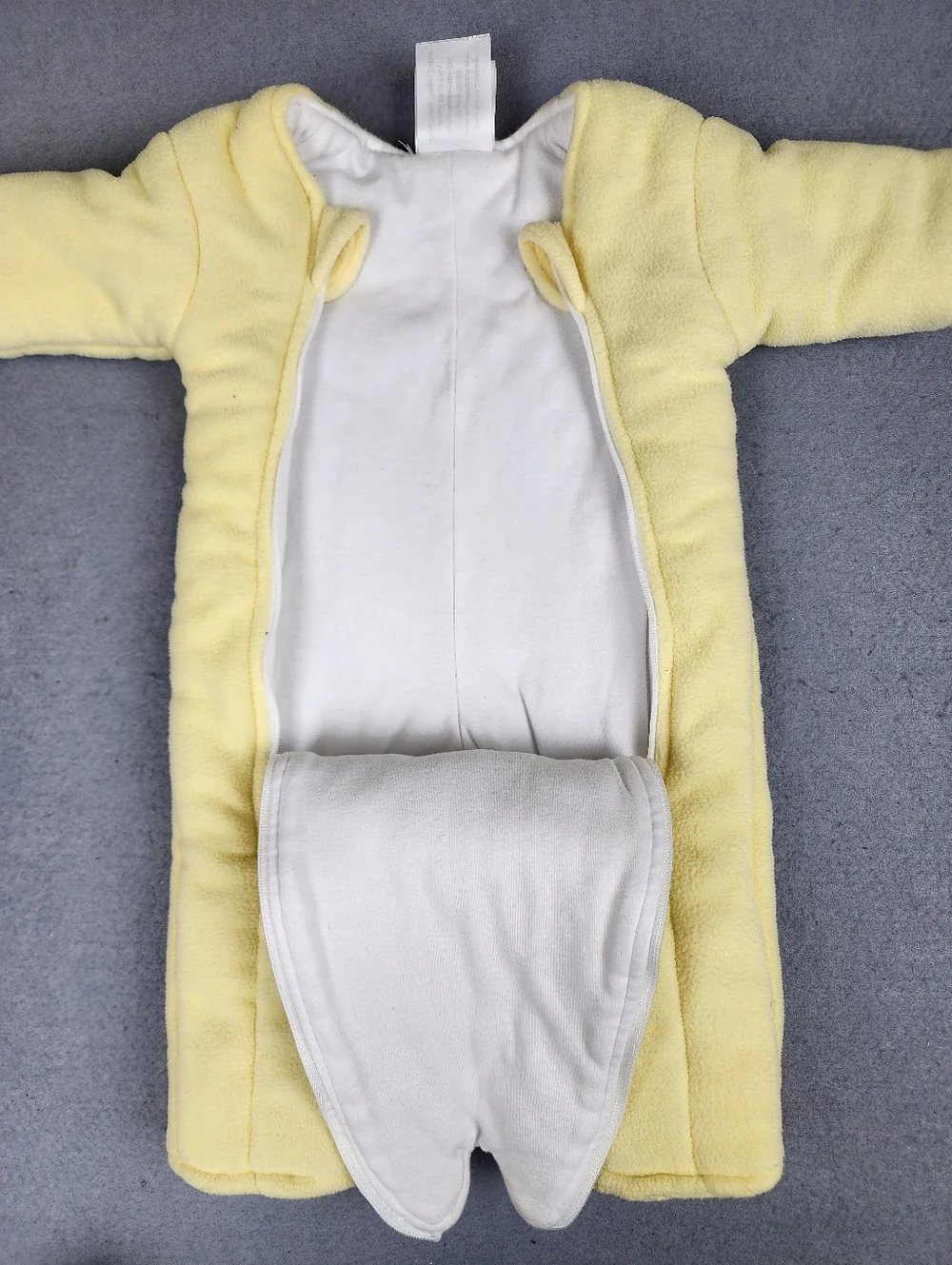 Baby Merlins Magic Sleep Suit 3-6 Months Yellow Cozy Security Puffy Double Zip